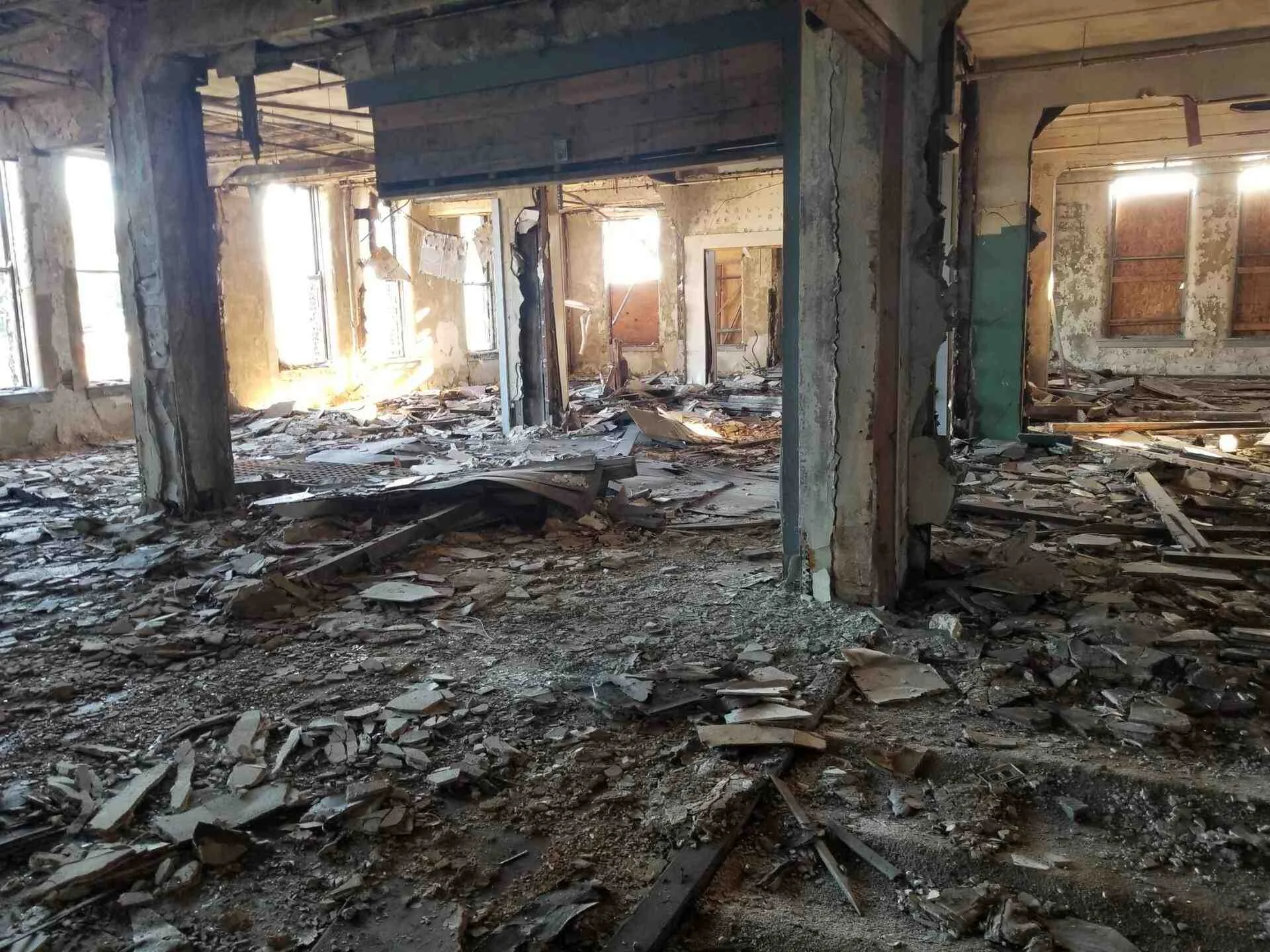 Travaux de démolition intérieure