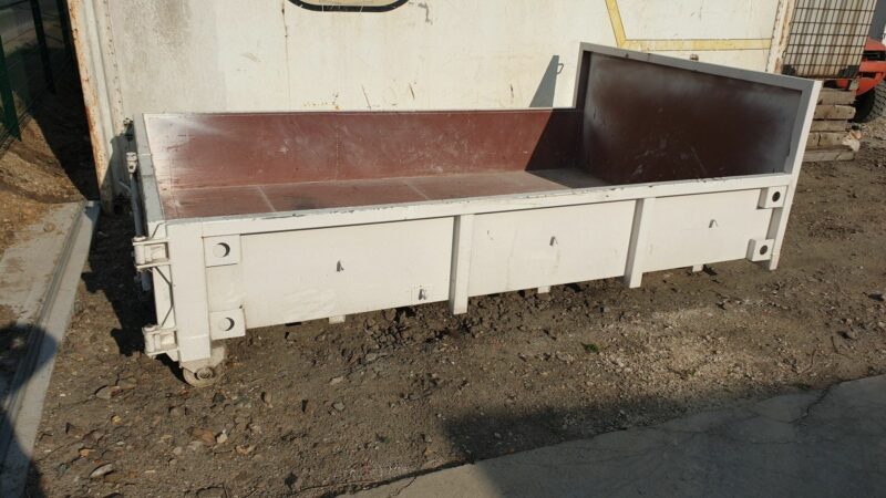 Benne 3m³ pour évacuation gravats sur chantier