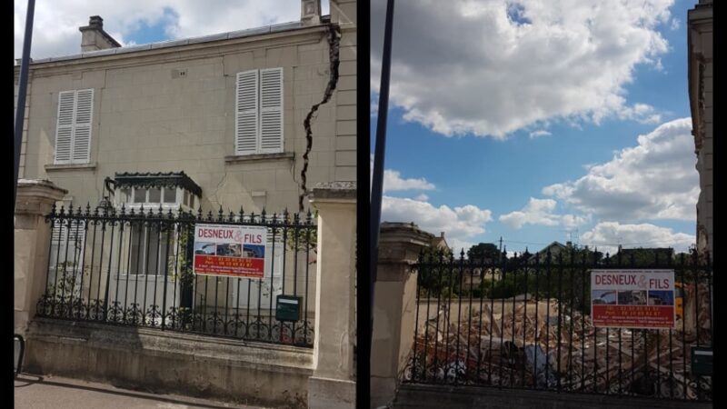 Curage de bâtiment industriel avec mini-pelle